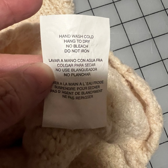 Bebe Sweater off the shoulder or cowl Cream Size L Soft Party Vintage EUC - Picture 11 of 14